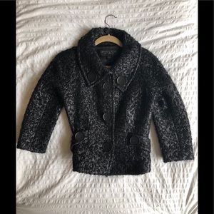 SOLD Giambattista Valli black metallic jacket